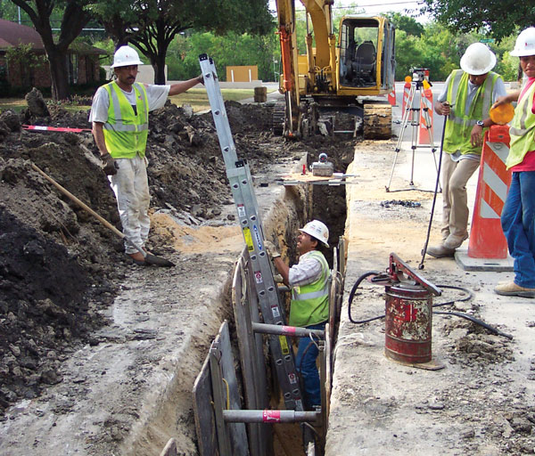 Trenching and Excavation Safety Reminders:  Slope It, Shore It, Shield It